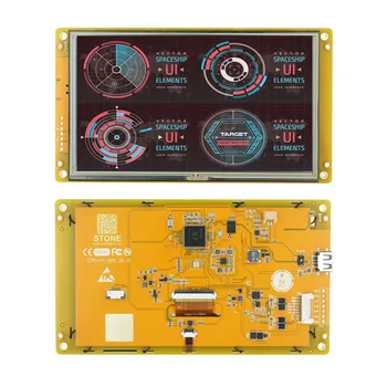 7,0-дюймовый Smart HMI Подключается к MCU заказчика через RS232, TTL напрямую управляет TFT-LCD модулем с помощью набора команд