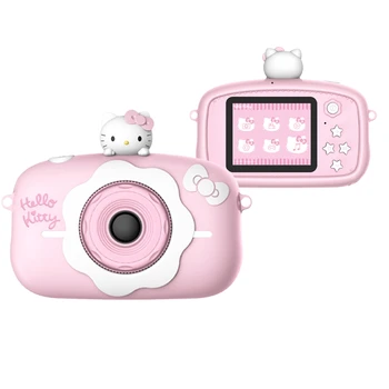Kawaii Sanrio HelloKitty Детская Камера Милый Мультфильм Видео 1080P Высокий Список Анти Игрушка Девочка Двойная Камера Цифровая Камера
