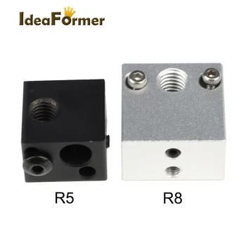 1 шт. Нагревательный блок R5 R8 + Для Hotend IR3-M/IR3-MT/IR3-MF Ideaformer IR3 V1 Запчасти для 3D-принтера