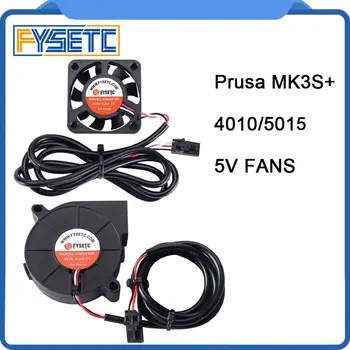 FYSETC 4010 5015 5V DC Охлаждающий Вентилятор Воздуходувки 6800/5800 Скоростных вентиляторов для 3D-принтера Prusa MK3S