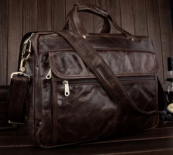 Роскошный портфель из натуральной кожи, мужская деловая сумка, портфель, мужской портфель, кожаная офисная сумка, сумка для ноутбука, мужская сумка-мессенджер
