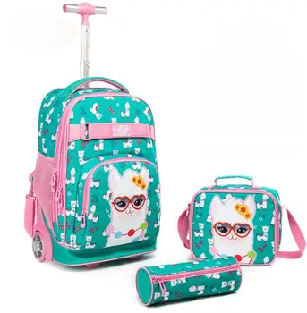 Детский школьный рюкзак на колесиках, сумка-рюкзак на колесиках для мальчиков, детский школьный рюкзак на колесиках, рюкзаки-тележки, сумки для девочек