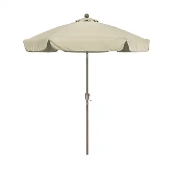 Зонт для патио из полиэстера с наклоном 7,5 ', разноцветный