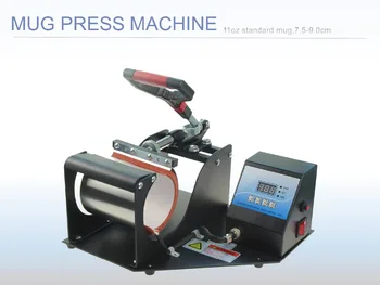 Бесплатная доставка, Сублимационная печать на кружке для портативной цифровой термопресс-машины