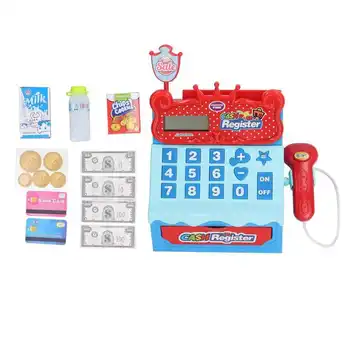 Детский кассовый аппарат, Игрушка для покупок, Ролевая игра, Имитация Математического счета, Обучающий Калькулятор, Денежная игрушка Для детей