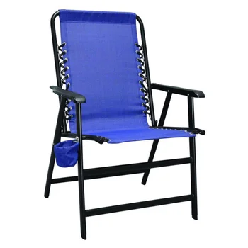 Подвесное кресло Ultimate Comfort XL синего цвета - идеально подходит для кемпинга, пеших прогулок и активного отдыха