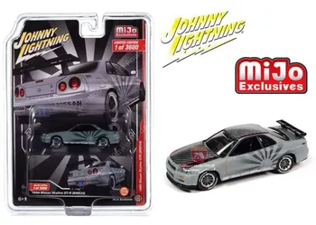 Johnny Lightning 1: 64 Nissan Skyline GTR, коллекция моделей легкосплавных автомобилей, детские игрушки