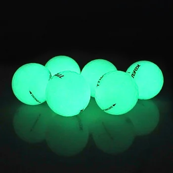 1 Комплект флуоресцентных светящихся ночных шариков для гольфа, светящихся в темноте