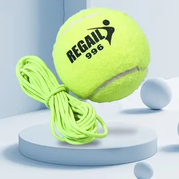 Тренировочный теннисный мяч Высокой Эластичности, Инструмент для Самостоятельной тренировки, Однопользовательский Тренажер, Портативный Однопользовательский теннисный Тренажер, Отбойный мяч 테니스