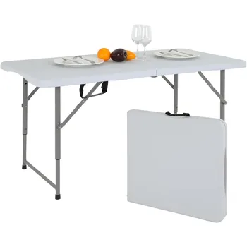 Складной стол MGHH, Пластиковый стол с регулируемой высотой стола для пикника, кемпинга, кухни, пляжа, вечеринки, улицы в помещении