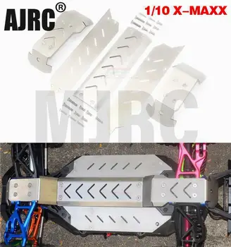 AJRC RC автомобиль Trax 89076-4 1/10 4s maxx бампер Шасси Броневая защита Опорная пластина для Trax xmaxx опция обновления