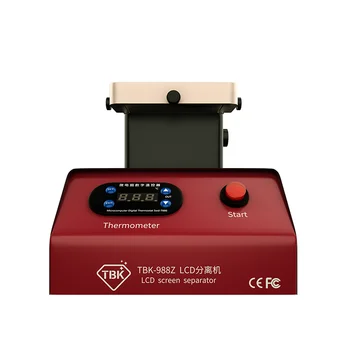 tbk 988z вакуумная нагревательная сепараторная машина Инструменты для ремонта телефонов для отделения плоских или изогнутых ЖК-экранов и удаления клея oca