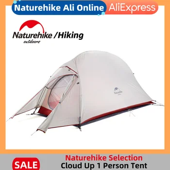 Модернизированная походная палатка Naturehike, Водонепроницаемая походная палатка для путешествий, 20D Нейлон, сверхлегкая походная палатка с ковриком на полу