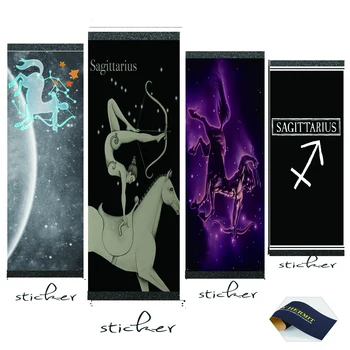 Электрический скутер Constellation - Sagittarius, самокат, наклейка на скейтборд, грубая наждачная бумага, противоскользящий скейтборд 84 * 23 см