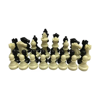 32 шт./компл. Пластиковый Международный набор шахматных фигур Для Игры в Шахматы, Развлечения Для Отдыха, Шахматы Без Шахматной доски, Подарочная интерактивная игрушка
