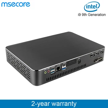 Мини Игровой ПК Msecore Intel Core i9 9880H С выделенной видеокартой Nvidia GTX1650 4GB UHD 630 Графический игровой Настольный компьютер