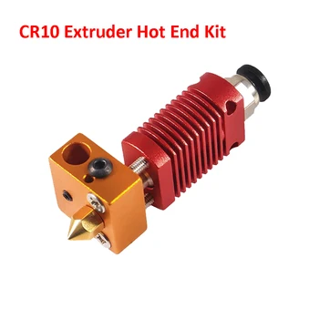 MK8 Собранный Экструдер Металлический Hotend Kit для принтера Creality Ender 3 CR10 с Соплом 1,75 мм 0,4 мм Алюминиевый Нагревательный Блок