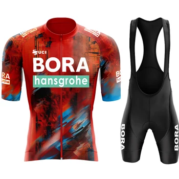 Мужская Велосипедная одежда UCI BORA, Велосипедные Штаны, Гелевая форма Mtb, Лето 2023, Мужская велосипедная форма, Комплект костюмов Pro Team, Дорожный Комплект