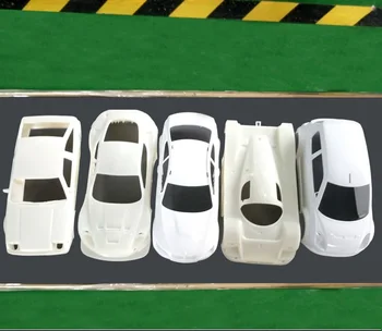 Неокрашенный DIY Белый Автомобильный Корпус в виде ракушки 90-120 мм Колесная база для радиоуправляемого автомобиля 1:28 Wltoys Mini-Q HGD1 XRX Kyosho Mini-Z AWD MA020