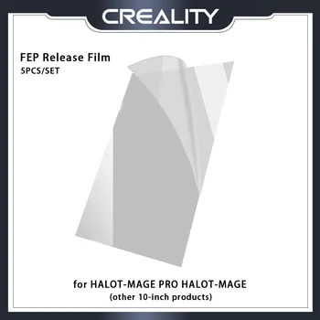CREALITY 5 шт. Разделительная пленка FEP для HALOT-MAGE PRO HALOT-MAGE и других 10-дюймовых изделий из полимерного 3D-принтера