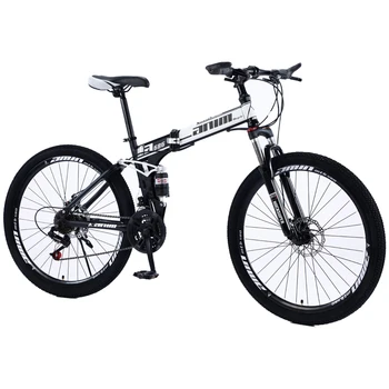 26-Дюймовый Горный Велосипед из алюминиевого сплава, складной 27-скоростной Велосипед с двойной амортизацией