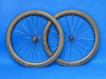 1 Пара: 3K UD Полностью из Углеродного волокна, Матовая Глянцевая Колесная пара для Шоссейного Велосипеда, 60 мм - ширина 25 мм, Обод велосипедного КОЛЕСА 700C, базальтовая сторона
