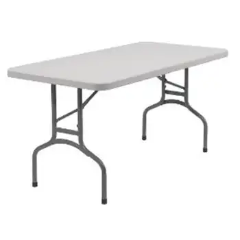 ® Прямоугольный складной стол размером 30 x 60 дюймов, серый в крапинку, вместимостью 1000 фунтов, Сверхлегкие складные столы для пеших прогулок, скалолазания, пикника