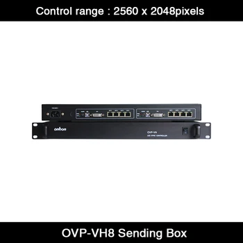 Контроллер отправки со светодиодным дисплеем ONBON OVP-VH8, 8 портов Ethernet, работа с приемной картой серии BX