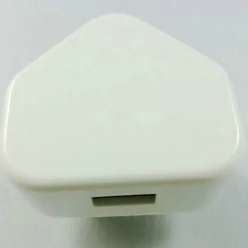 Белое USB Зарядное Устройство 3-контактный Настенный Дорожный Адаптер переменного тока для Samsung Galaxy S8 Xiaomi Для iPod iPad iPhone X XR 7 6 Plus UK Plug