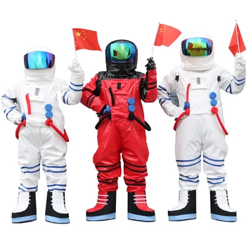 Детские праздничные игры, надувные игрушки, Костюм астронавта, ролевой костюм на Хэллоуин, Карнавальный Косплей, Детский ракетно-космический костюм