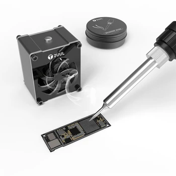 2UUL Мини-вентилятор Паяльник Поглотитель дыма USB type-C для ремонта печатных плат мобильных телефонов IC SMD Сварочный Инструмент для поглотителя дыма