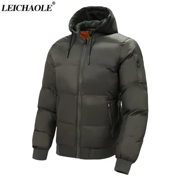 Корейский осень зима хлопок пальто мужская версия тренда съемным капюшоном утолщенные теплые пальто хлопка пальто мужской хлопок пальто мужчины
