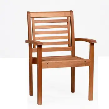 Складной стул из цельного материала | Эвкалиптовое дерево | Идеально подходит для улицы и в помещении, Коричневый Складной стул с мягкой обивкой Silla, телескопический