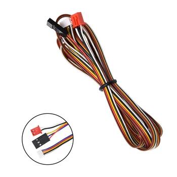 BL Touch Пятицветный кабель для 3D-принтера, аксессуары для 3D сенсорного датчика, автоматическое выравнивание кровати, провод 1,5 М /150 см