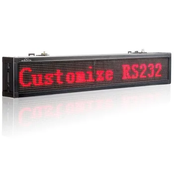 P4.75 Ультраяркий светодиодный дисплей красного цвета Программируется пультом дистанционного управления с клавиатуры через порт RS232 для отображения назначенного сообщения